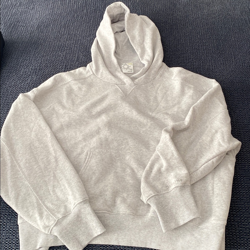 Aerie Light Gray Classic Fit Top
